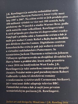 Fantastická zvířata – původní scénář (J.K. Rowlingová) - 2