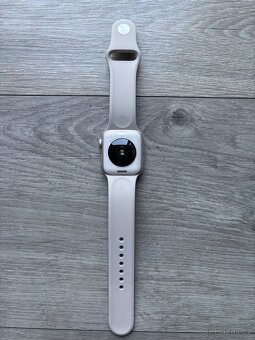 Apple Watch SE (2022) 40 mm Cellular bílý hliník s bílým řem - 2