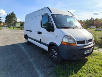 Renault Master 2.5Dci, 74Kw, spaní, topení, - vadná převodov - 2