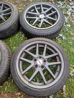 Alu kola AUTEC 5x114,3 8,5Jx18 zimní pneu Michelin - 2