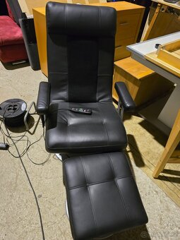 Křeslo Masážní Kůže 80x67 výšká 45 cm - 2