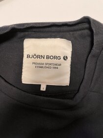 Cerna delsi mikina s napisem na rukavu Bjorn Borg - 2