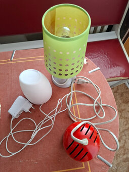 Prodám stolní lampičky,stínidla,nový lustr - 2