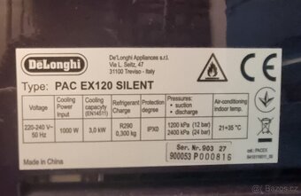 DeLonghi PAC EX120 Silent mobilní klimatizace - 2
