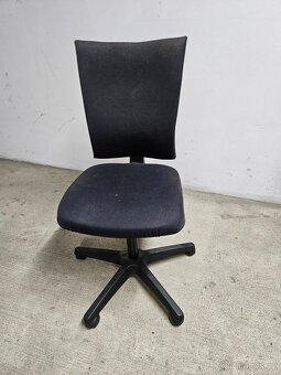 Kancelářská židle černá nastavitelná - 2