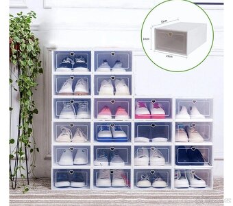 Organizér na boty s dvířkami 20-24ks - různé druhy - 2