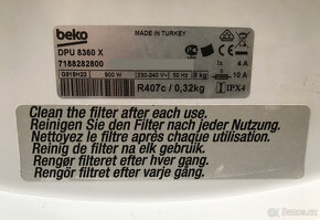 susicka beko dpu 8360x vadna dily - 2