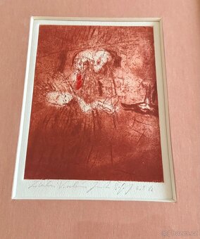 Starý obraz. Dílo autora Jaroslav Šerých. - 2