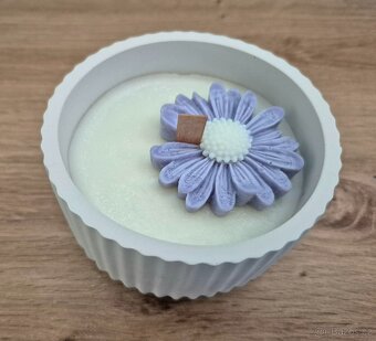 Sojová svíčka v keramické nádobě - 2