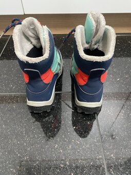 DĚTSKÉ TURISTICKÉ NEPROMOKAVÉ VYSOKÉ BOTY - 2