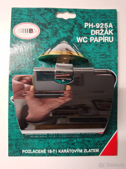 Držák WC papíru PH-925A (chrom/zlato) – nový - 2