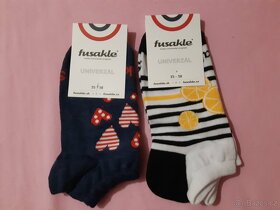 Ponožky Fusakle vel. 35 - 38 2 páry NOVÉ kotníčkové - 2