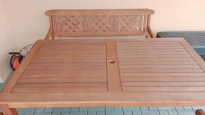 SLEVA zahradní lavice a stůl na terasu - 2