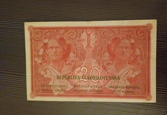 20kc 1919 neperforovana A.Mucha - 2