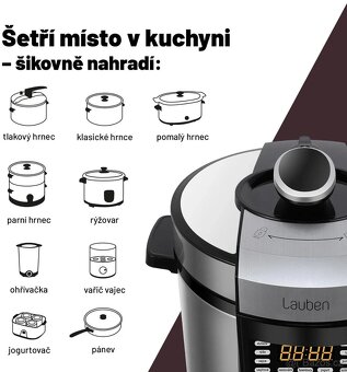 Multifunkční hrnec Lauben Multi Cooker 18SB - 2