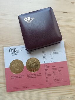 Zlatá mince ČNB 10.000kč 2018 /Vznik Československa 31,1g Ry - 2