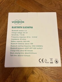 Bílá sluchátka Vorwerk - 2