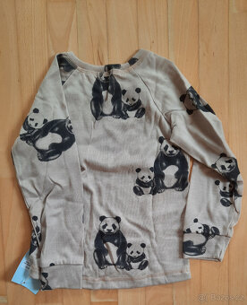 Nové Crawler tričko s dl. rukávem 98/104 merino - 2