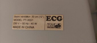 stolní ventilátor ECG - 2