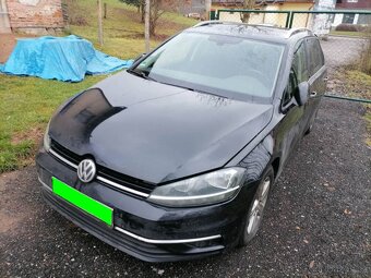 VW Golf 7 VII kombi 1.6 TDi 85 Kw r. 2019 DDY 2T2T na dily - 2