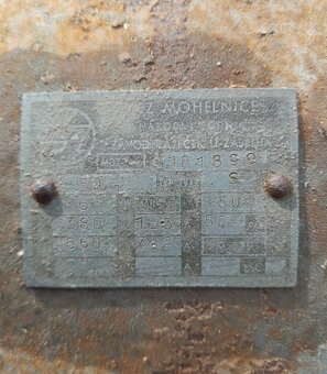 Elektromotor 6KW /1500 otáček - 2
