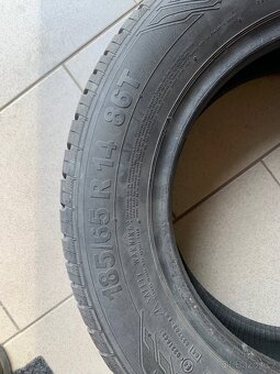 Letní pneu 185/65 R 14 86T zachovalé, sada 4 ks, Continental - 2