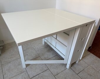 IKEA Stůl se sklopnými deskami, bílá - 2