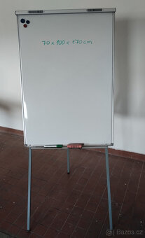 Flipchart – magnetická popisovací tabule 70×100x170 cm - 2