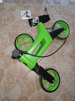 Odrážedlo Funny Wheels Rider Super Sport 2v1, zelené - 2