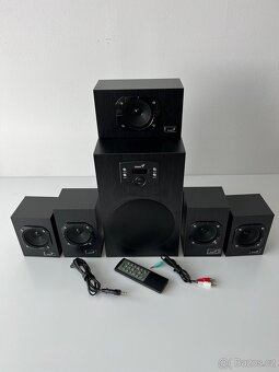 Genius SW-HF 5.1 4500 Ver. II, 5.1 Reproduktory, dřevěné - 2