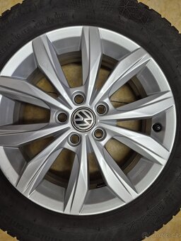 Originál sada alu kol VW POLO SALOU R15 + zimní pneu - 2