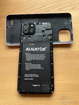 mobil Aligator S5550 Duo růžovo-zlatý - 2