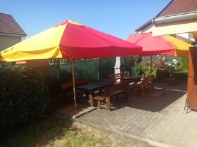 Prodám nový potah na slunečník 3,5m - 3,5m - 2