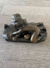 Zoula, plastika dětí s šnečkem - 2