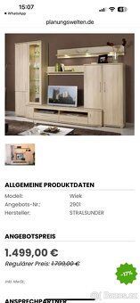 Stěna obývací s osvětlením - 2