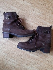 dámské zimní šněrovací boty - 2