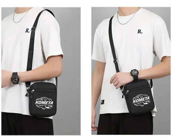 Nová taška přes rameno s logem Kometa - 2