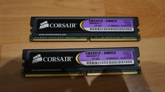 Corsair DDR2 512 MB CM2X512-5400C4 - 2