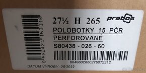 Polobotky perforované vel. 41,5 - 2