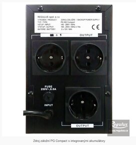 Záložní zdroj REGULUS PG 500 Compact (nový) - 2