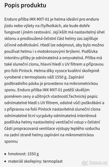 Helma na motorku vel. L - 2
