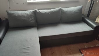 Sedačka L, rozkládací, úložný prostor, 250x145cm - 2