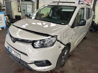 Toyota proace city verso, najeto 23000km, 7 míst - 2