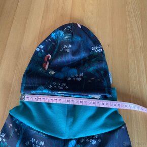 NOVÉ- handmade Soft kalhoty +čepice Unuo- 86 + S - 2