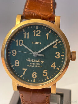 Nové hodinky Timex The Waterbury, voděodolnost 50m, přisvít, - 2