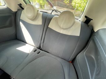 Fiat 500 Sedačky bílošedé - 2