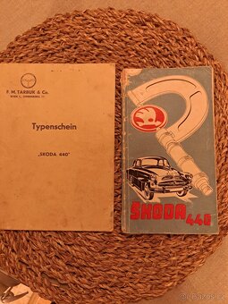 Škoda 440 Spartak papíry a návod k obsluze - 2