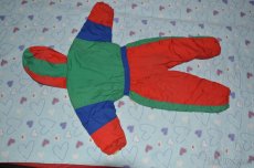 104 110 kombinéza zimní bunda oteplováky - 2
