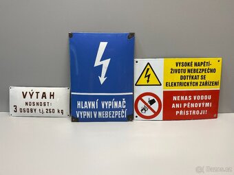 smaltovaná cedule cedulka smalt tabulka maltovaná - 2