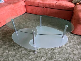 Skleněný konferenční stolek - 2